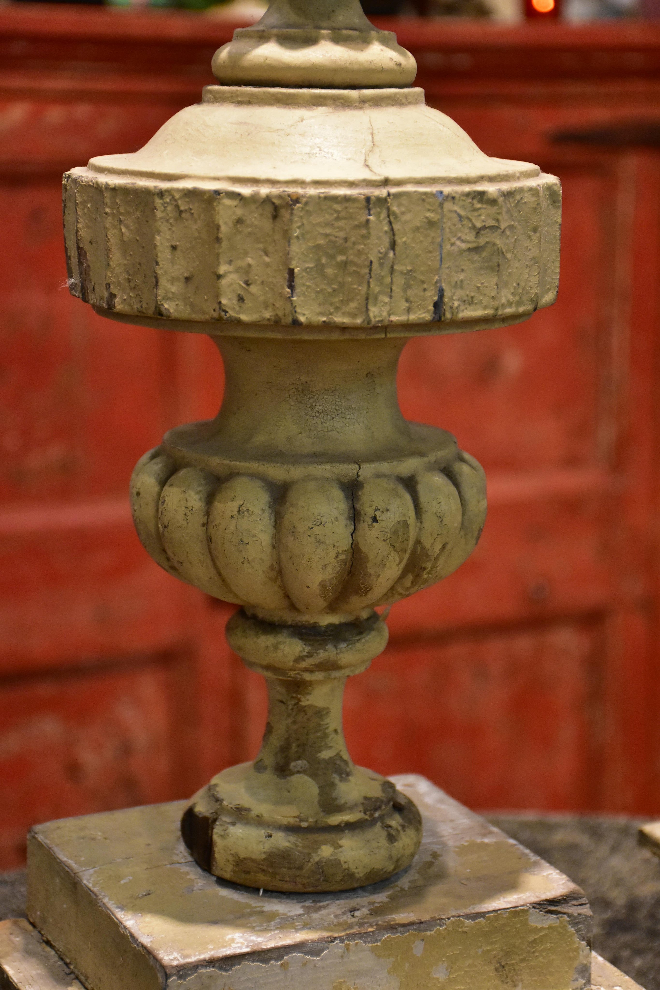 Pair of antique French finials