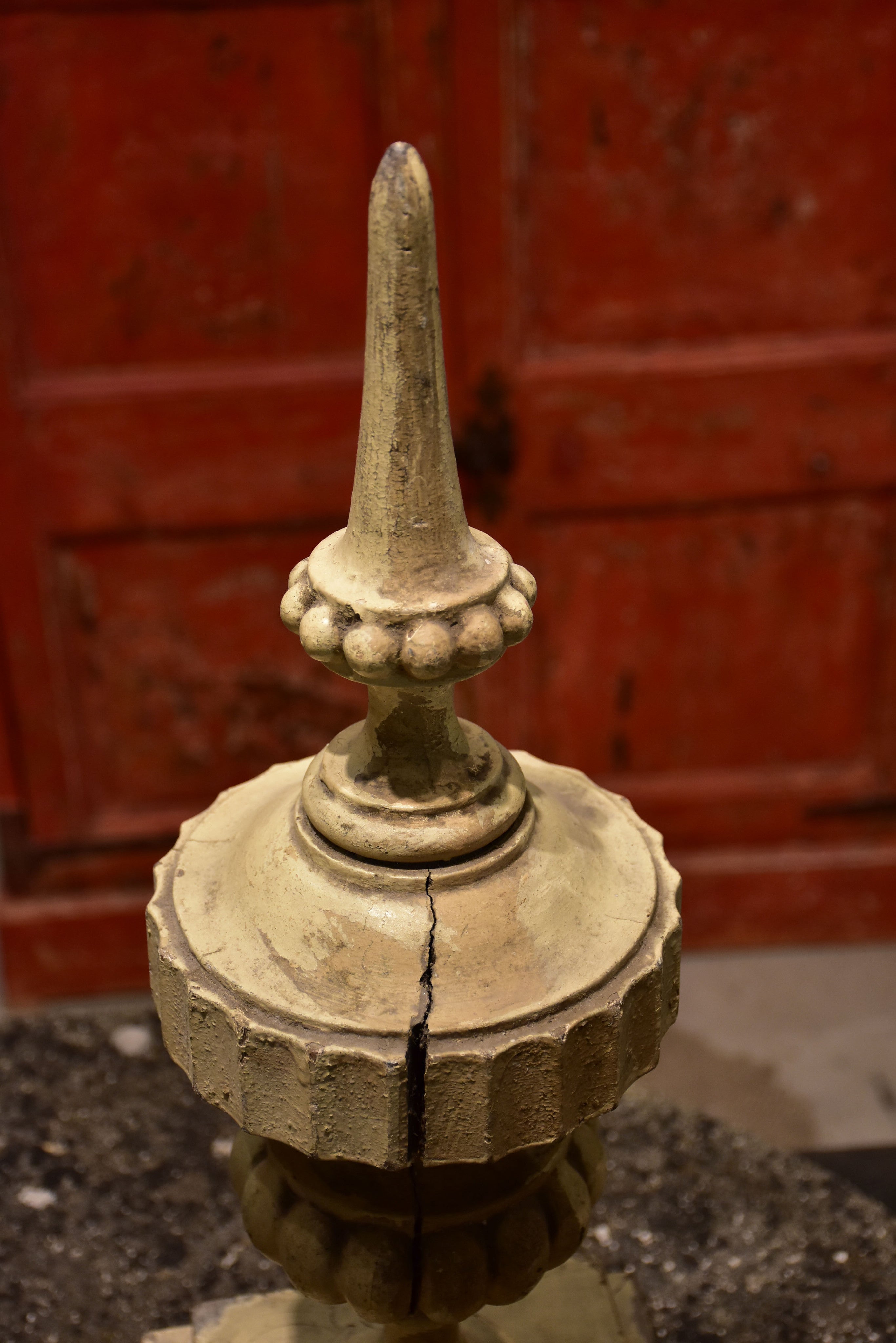 Pair of antique French finials