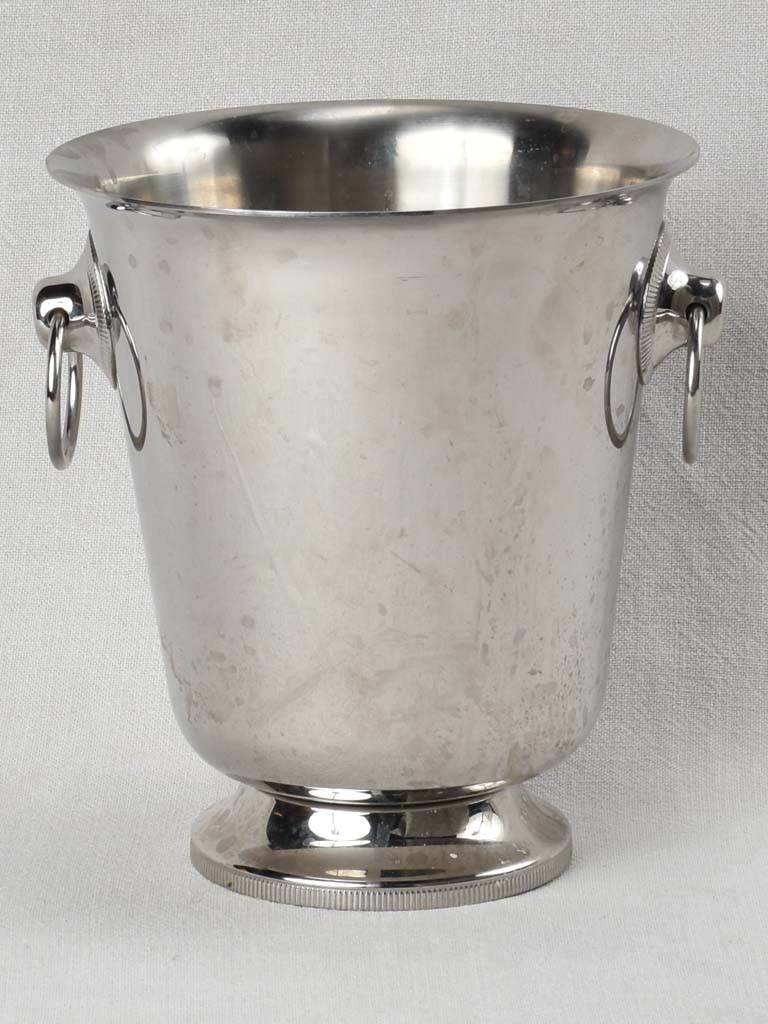 Classic stainless steel wine cooler vintage