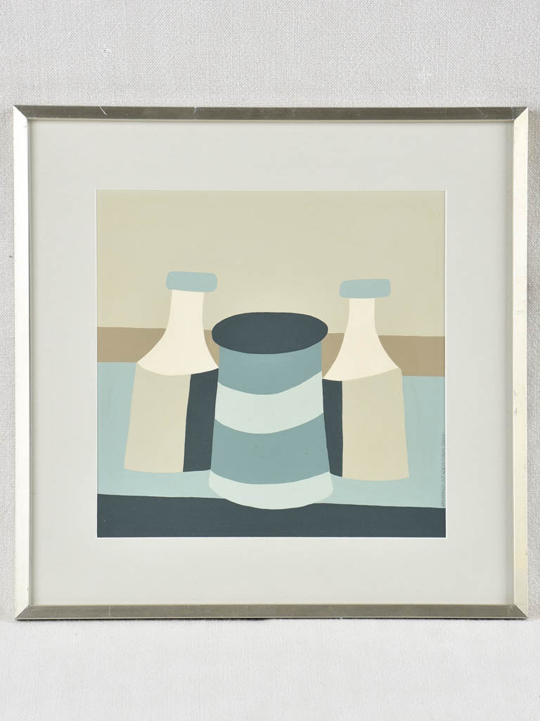 Set of four abstract still life paintings - Richard Saint Germain 2006 - 14¼"