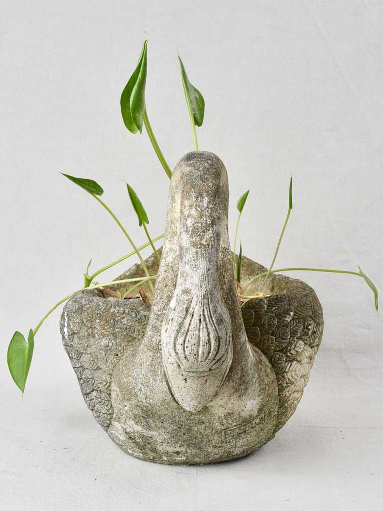 Pretty vintage French garden swan