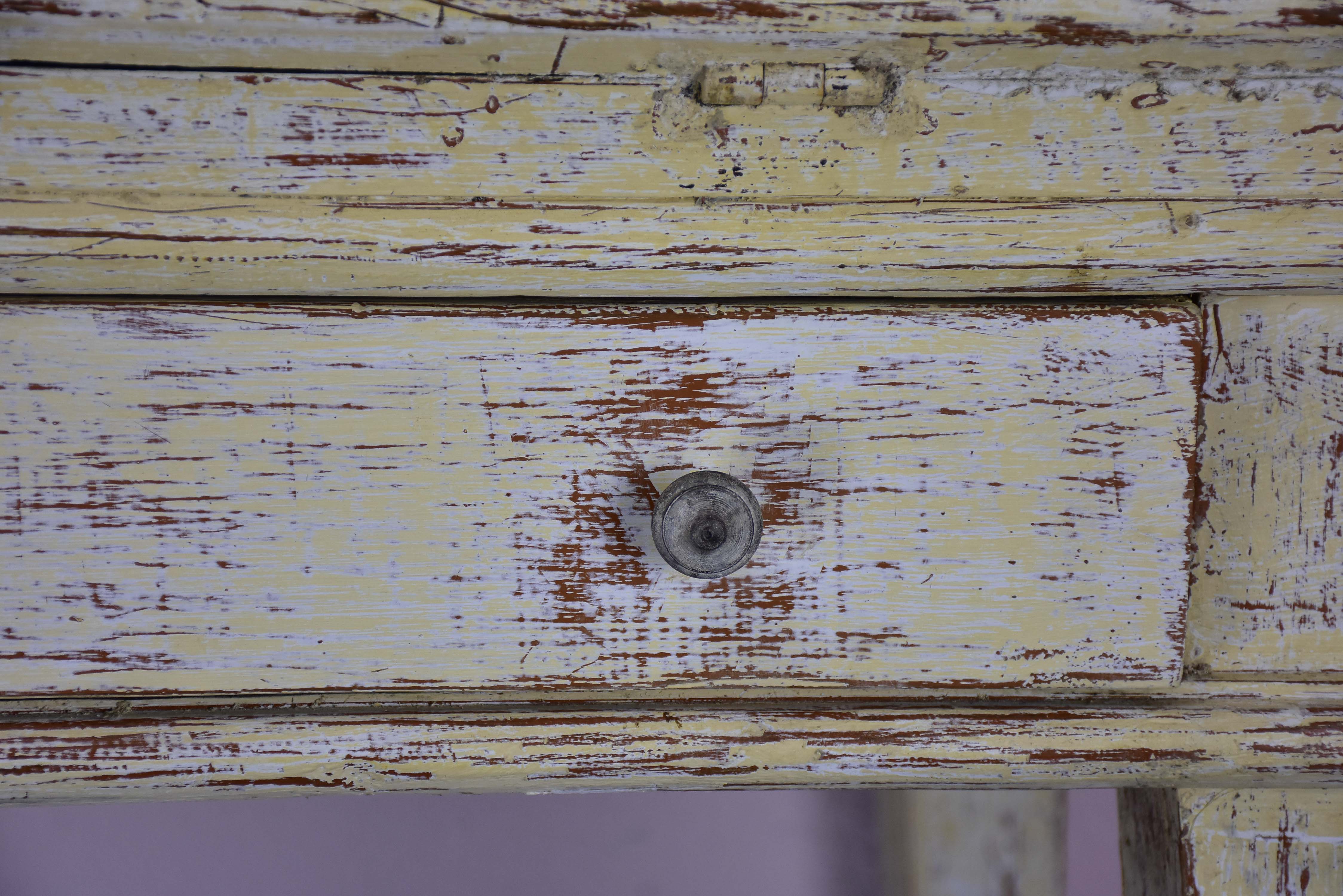 Antique French secretaire desk - beige
