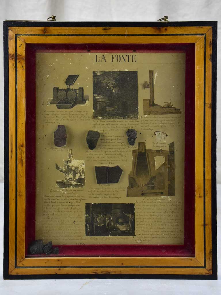 Old-world beer making process frame
