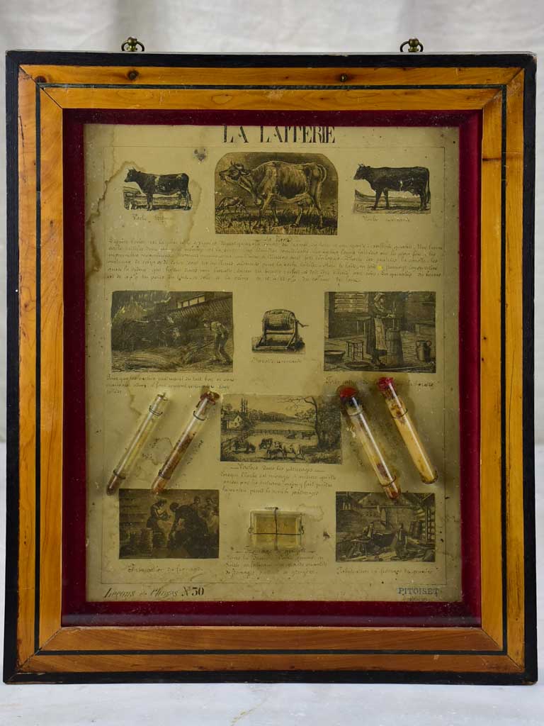 Distressed French framed cast iron explanation