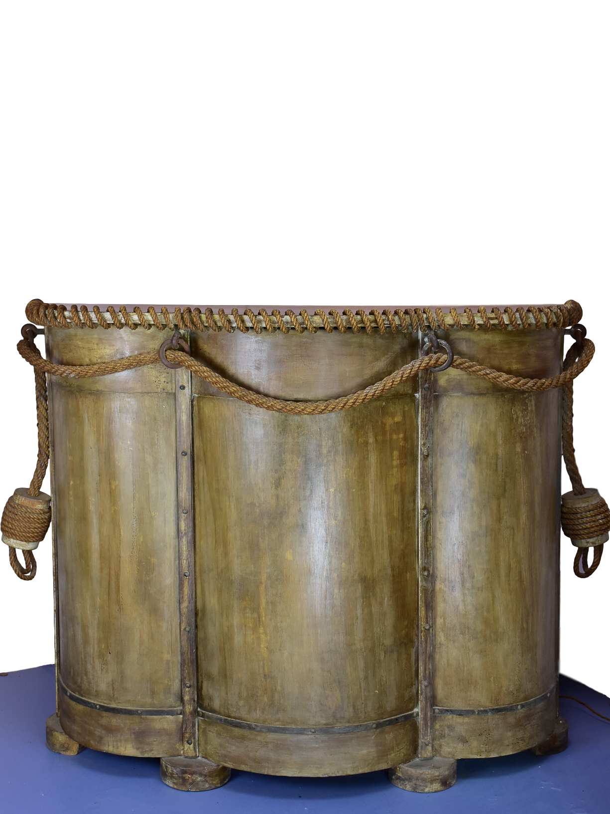 Vintage Spanish bespoke bar - nautical themed