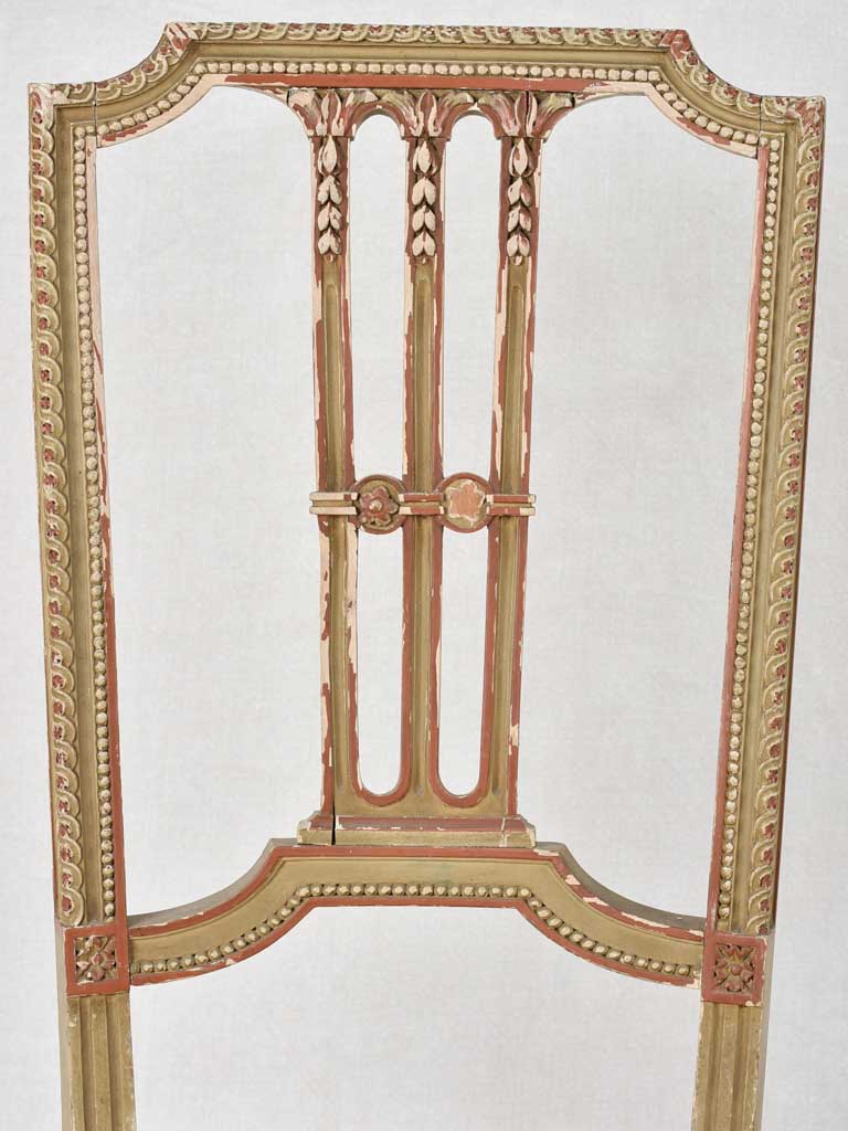 Set of 3 Louis XVI style cane chairs