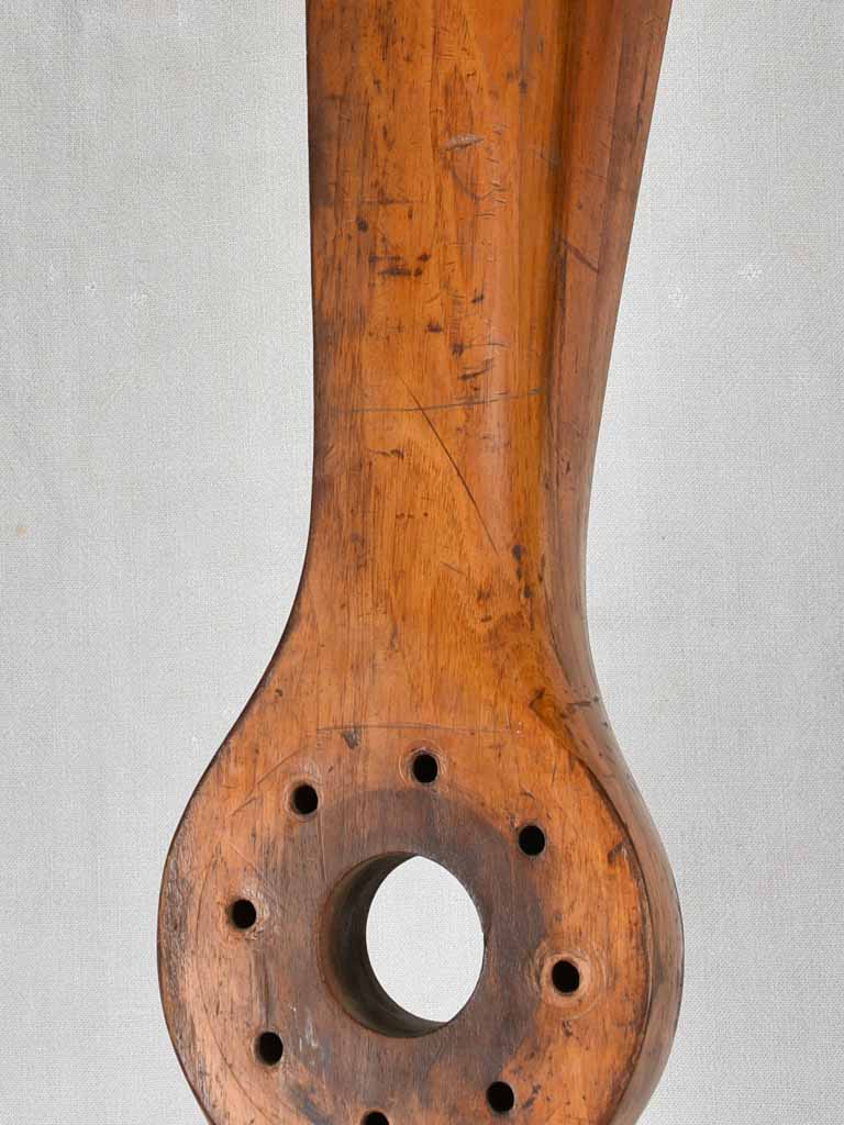 Antique wooden aeroplane propellor 92¼"