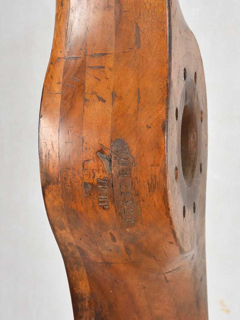 Antique wooden aeroplane propellor 92¼"