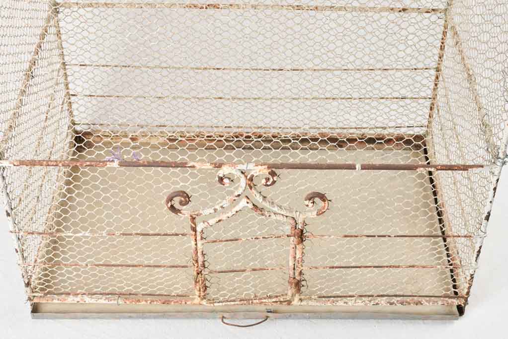 Huge ornate French birdcage scrolls