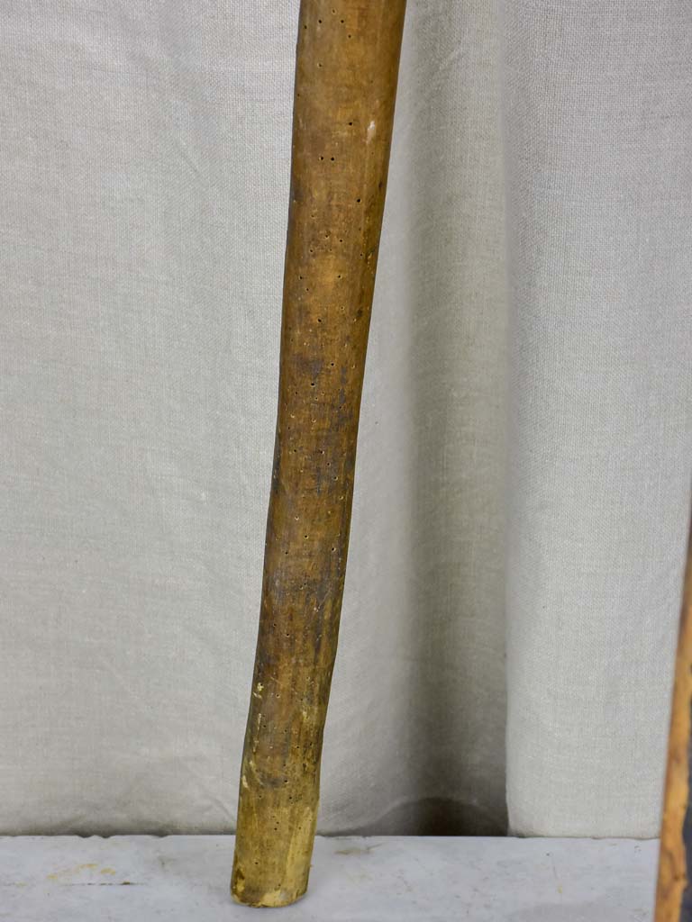 Rustic French cheese draining table with three legs