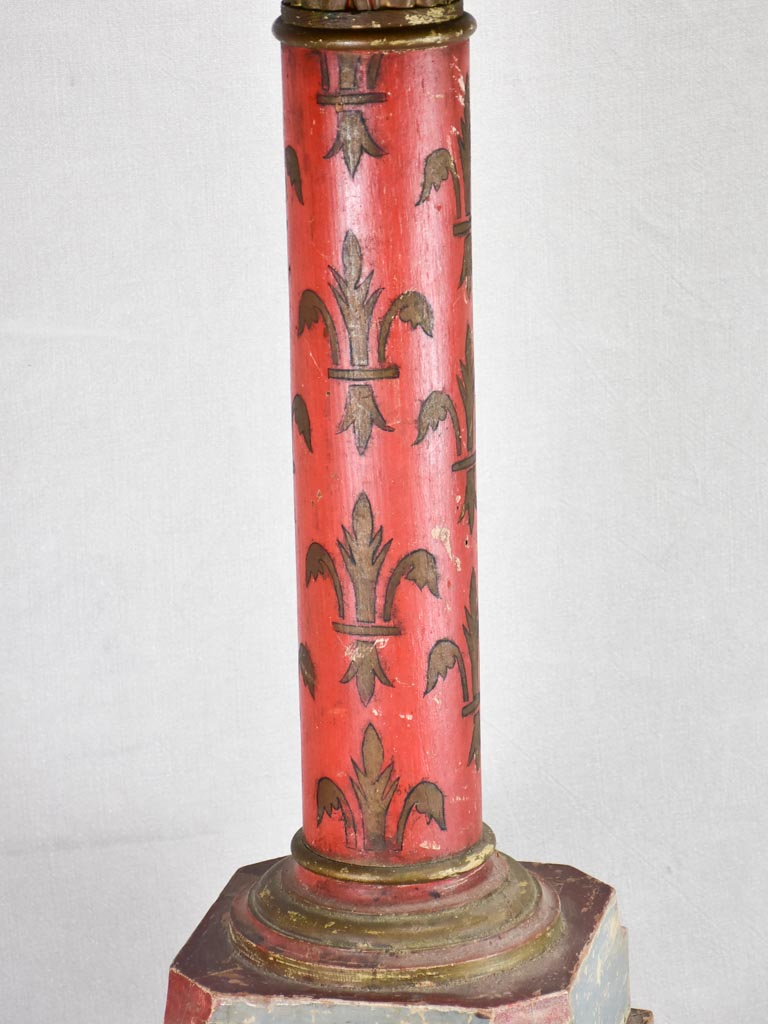 Historic Carved Sturdy Display Pedestal