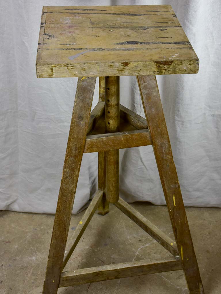 Antique French sculptor's table