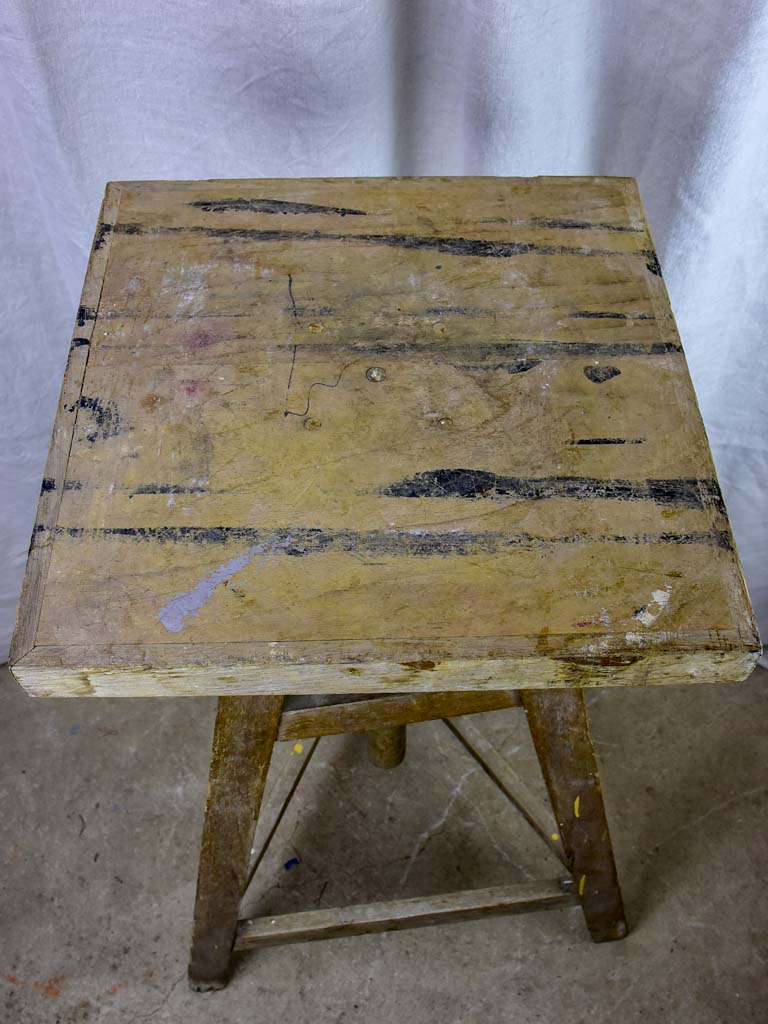Antique French sculptor's table