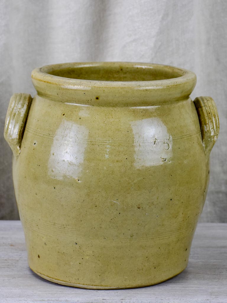 19th Century French preserving pot 8¾"