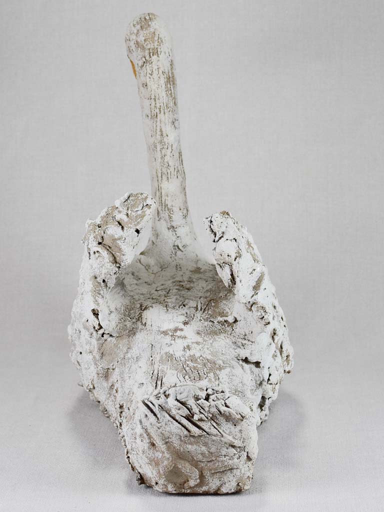 Vintage garden swan - cement 19¾"