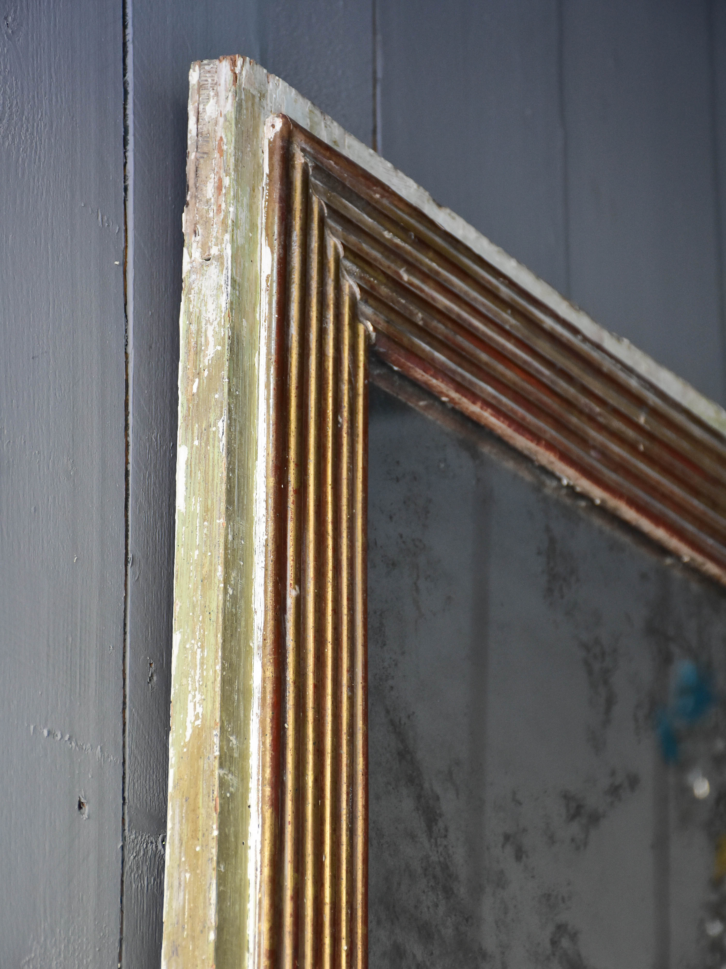 Late 18th century Louis XVI mirror with paneled glass