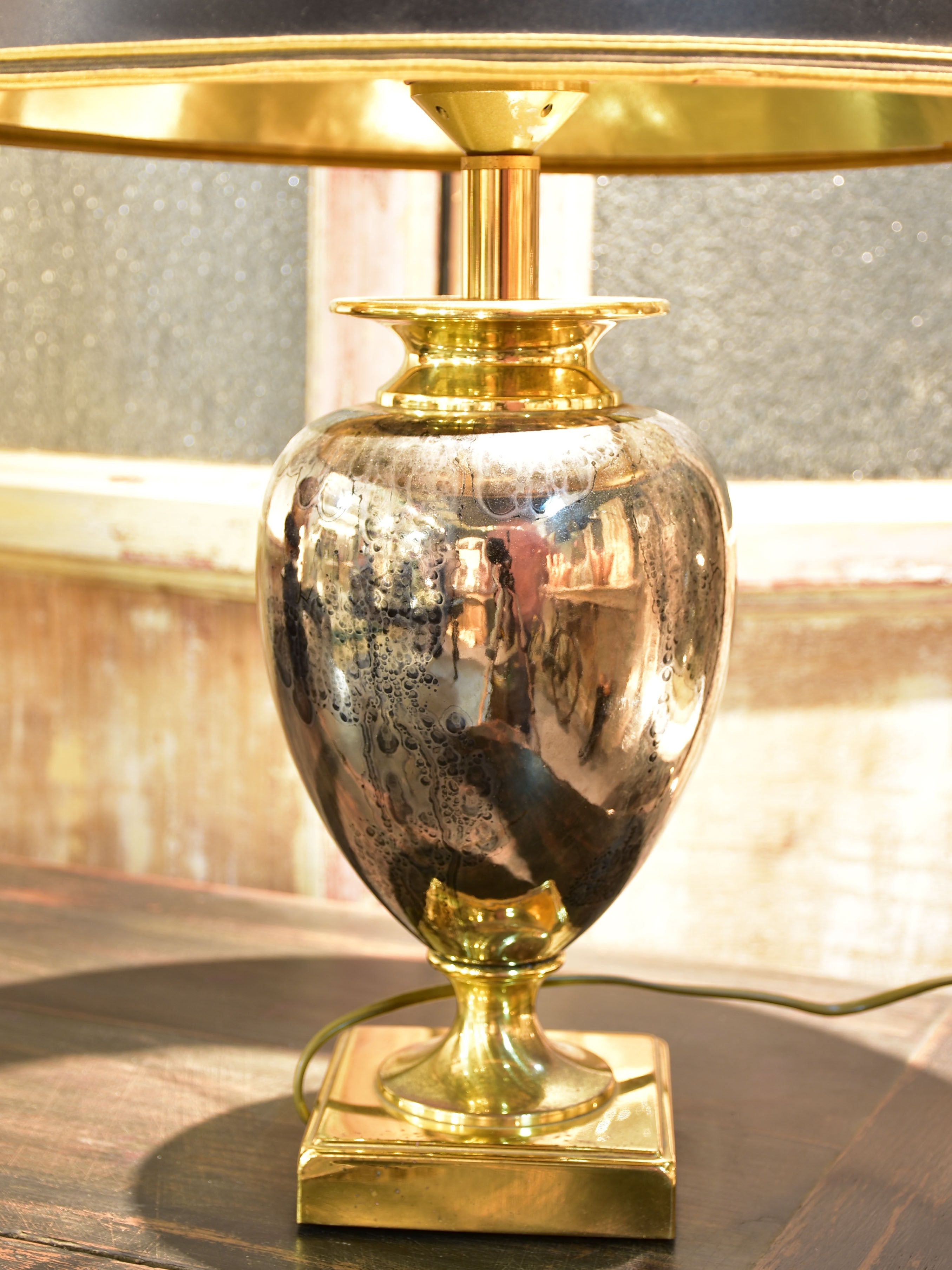 Antique Hollywood Regency-style table lamp
