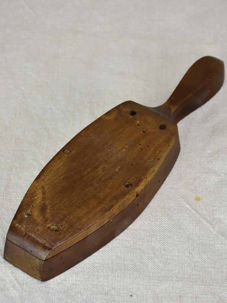 RESERVED JS Antique French wooden butter mold
