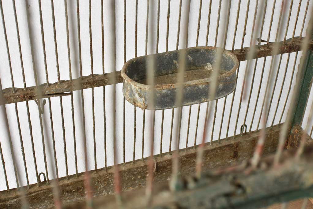 Early twentieth-century French birdcage - green 19¼"