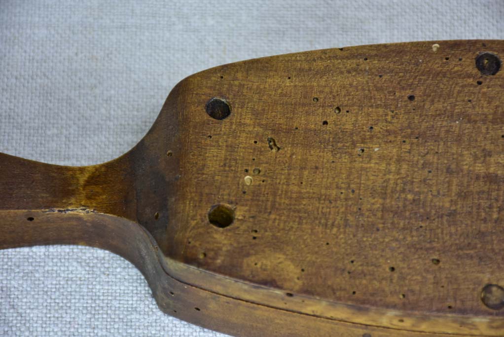 RESERVED JS Antique French wooden butter mold