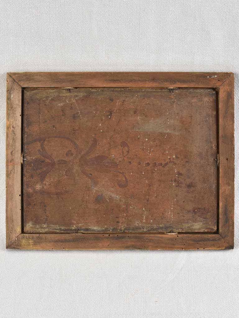 Antique Unsigned Art in Gilded Frame
