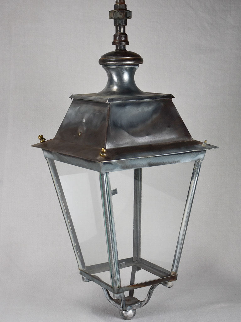 Early-twentieth century silver patina fixture