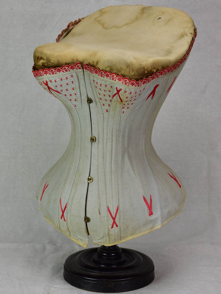 Antique French mannequin with corset