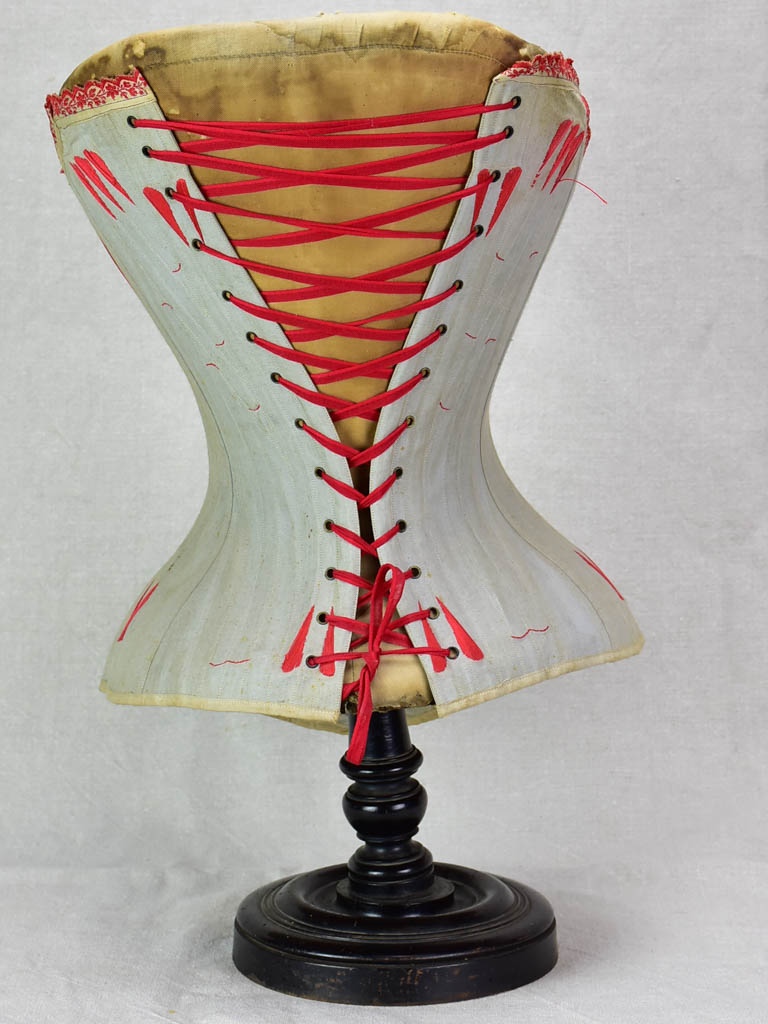 Antique French mannequin with corset