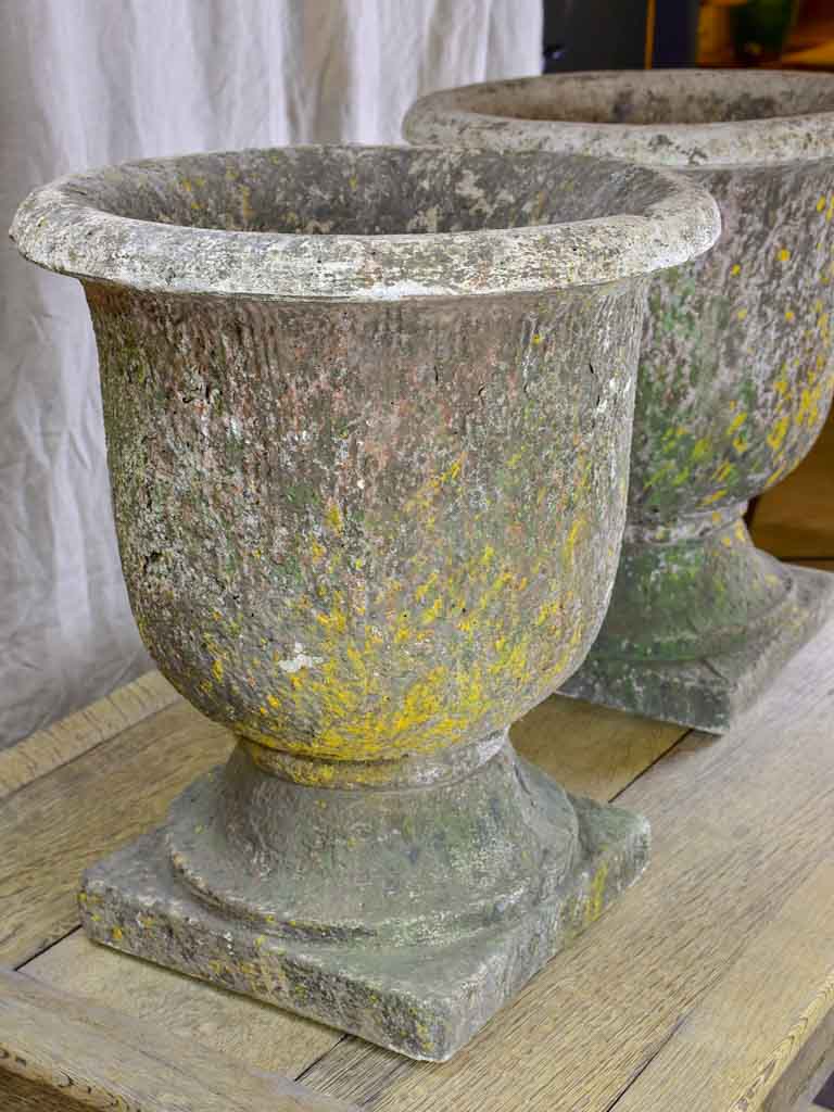 Pair of French garden urns - 1950's