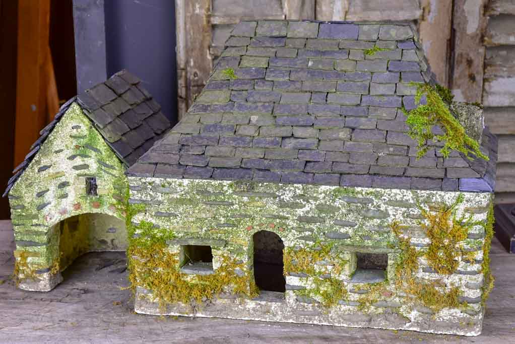 Miniature stone grange - French 1950's