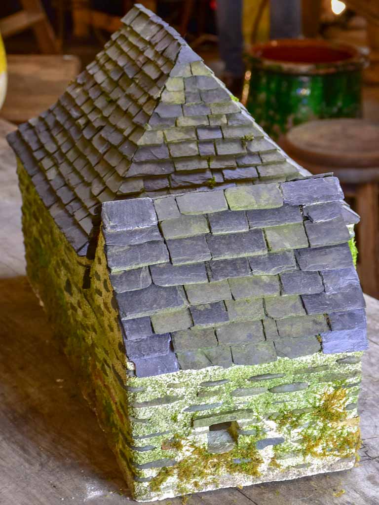 Miniature stone grange - French 1950's