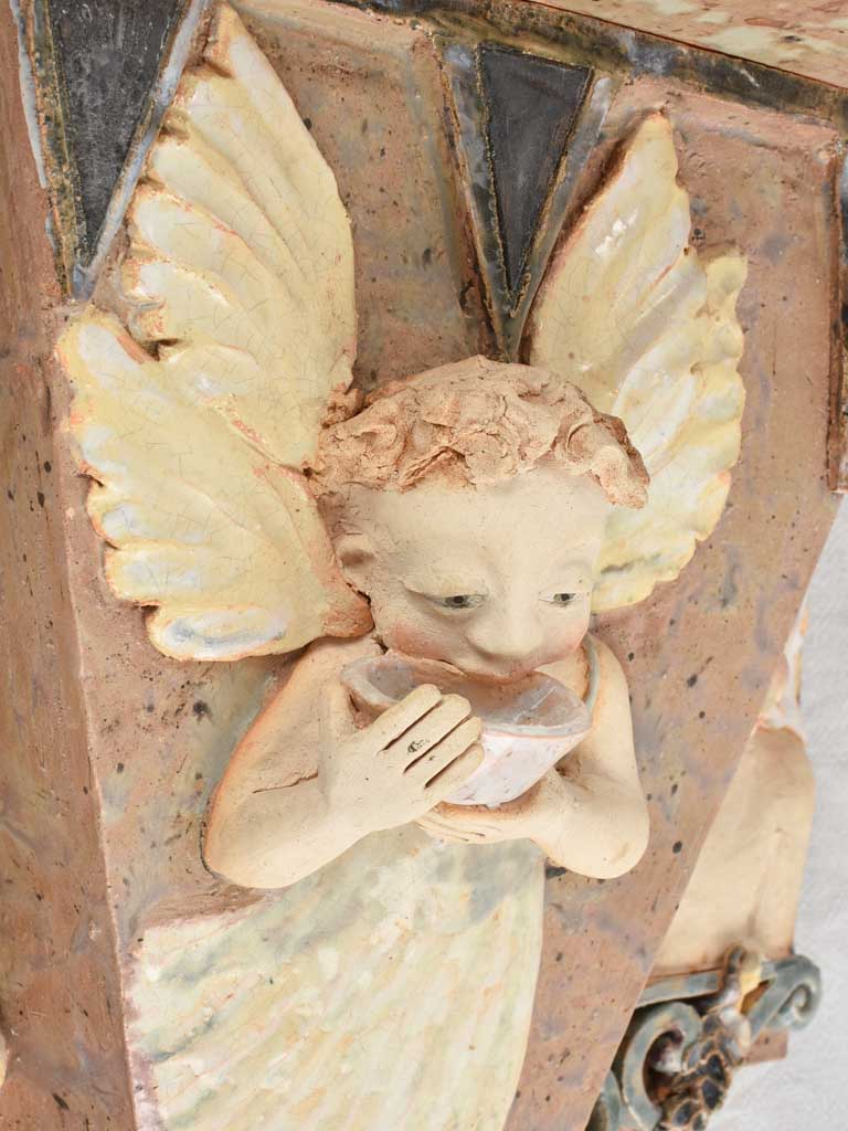 Superb entryway ceramic wall bracket