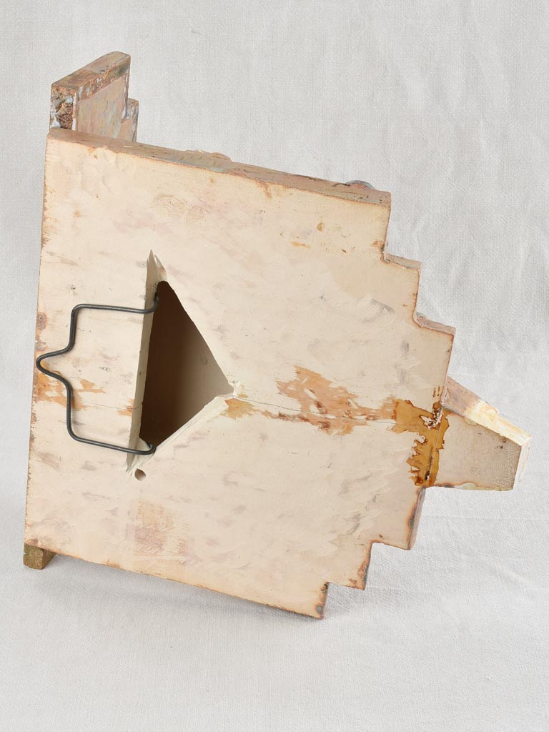 Unusual twentieth-century handcrafted wall console