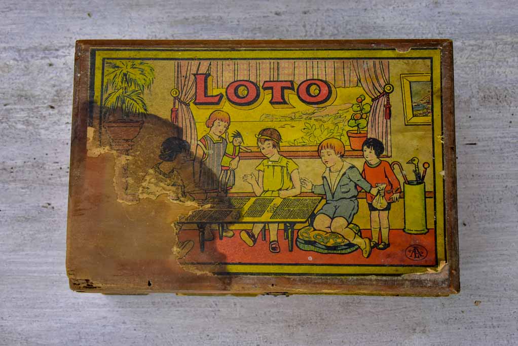Antique French children's game - Loto