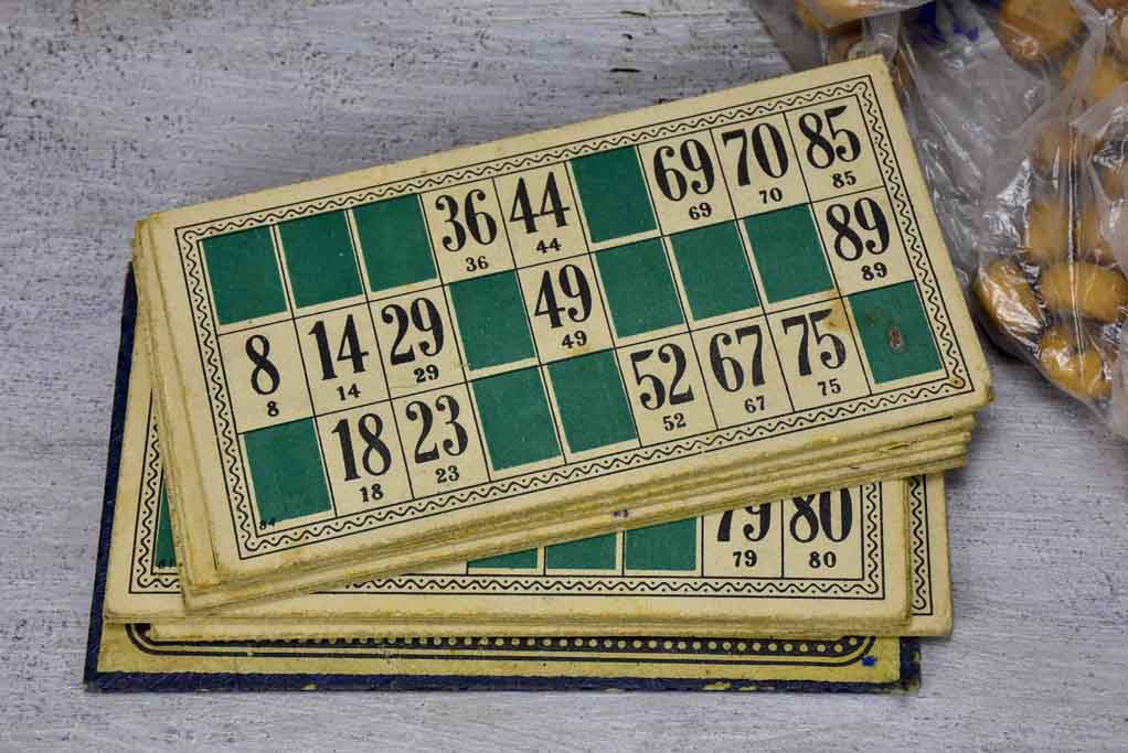 Antique French children's game - Loto