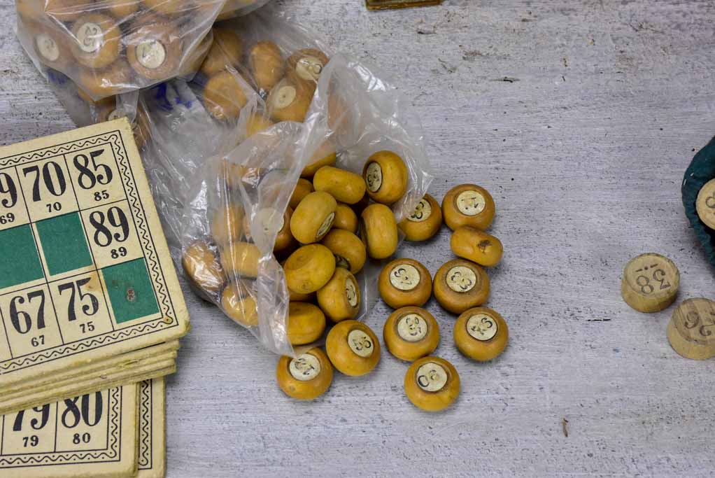 Antique French children's game - Loto