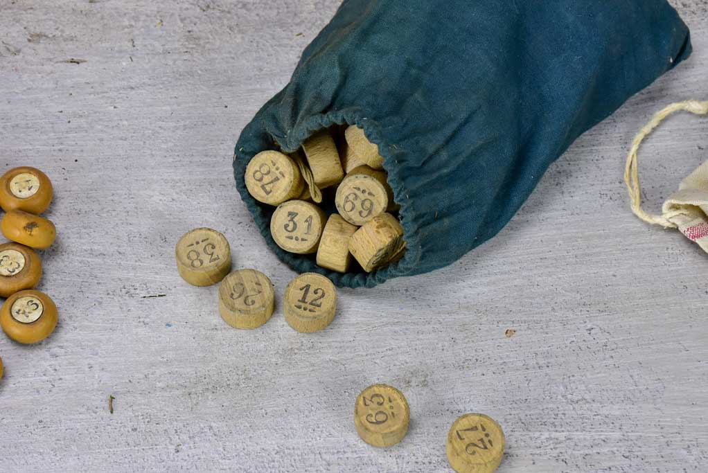 Antique French children's game - Loto