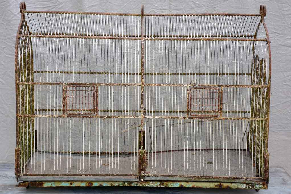 Very large antique French birdcage