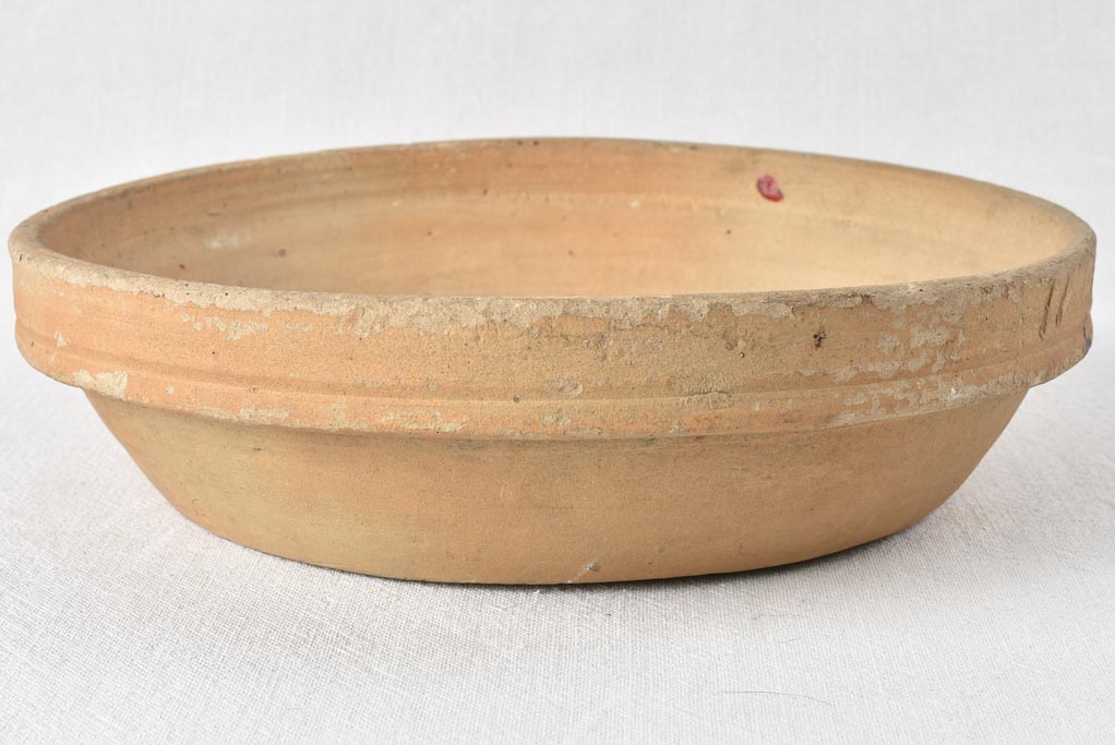 Antique French cheese strainer 'faisselle' 13"