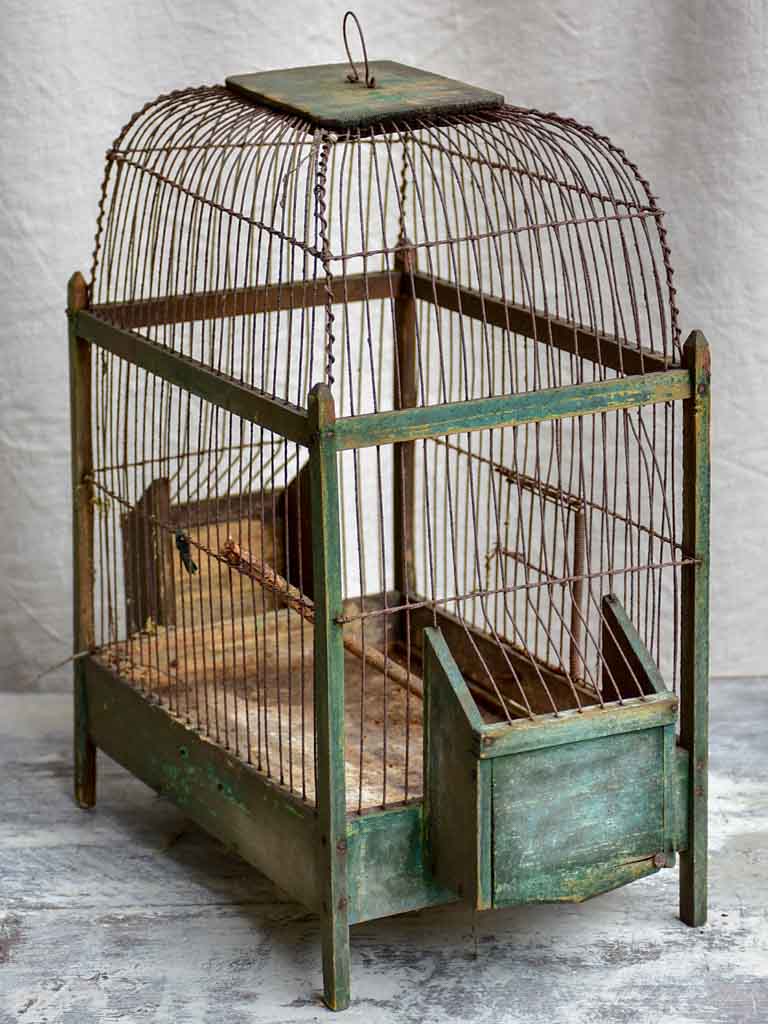 Small antique French birdcage