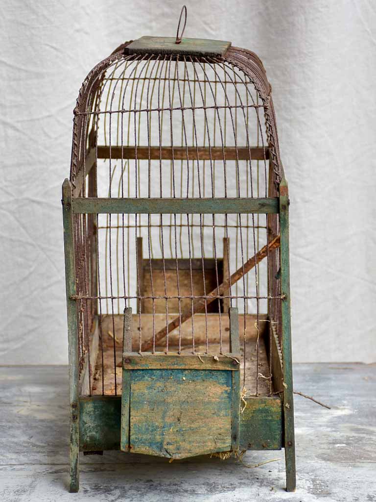 Small antique French birdcage