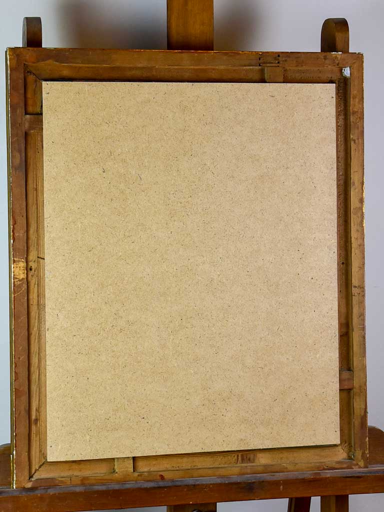 Pretty antique French mirror with decorative frame 21¼" x 25¼"