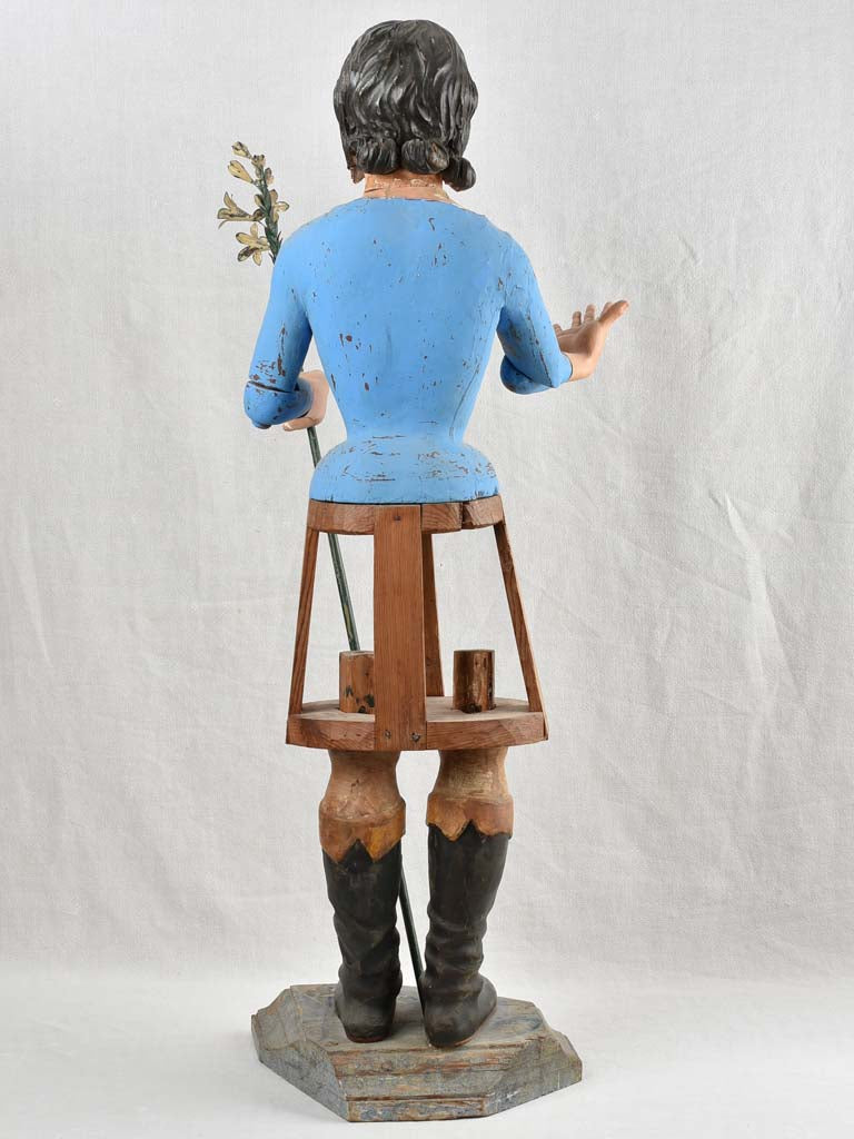 Historic Saint Joseph painted statue