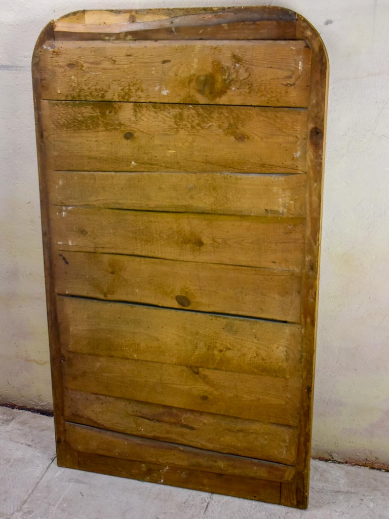 Large Louis Philippe mirror with decorative gilded frame 29½" x 51½"