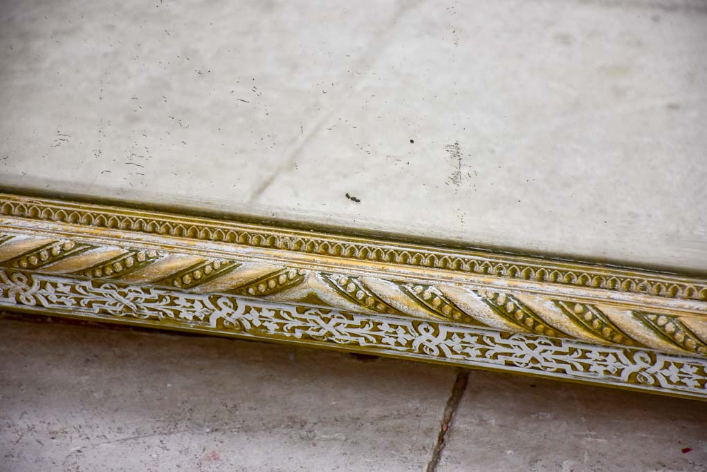 Very large Napoleon III mirror with shell crest 34¾" x 66½"