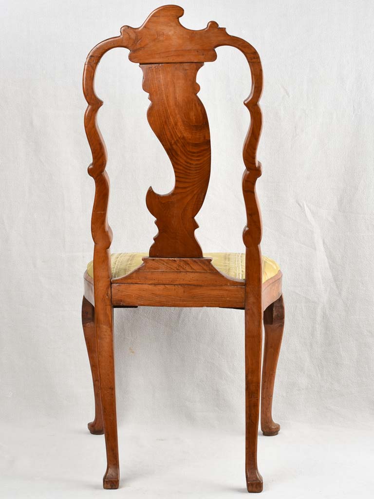 Pair of 18th century Dutch Chairs w/ marquetry