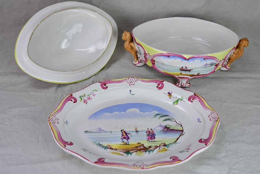 Mid century soup tureen for Bouillabaisse from Marseille