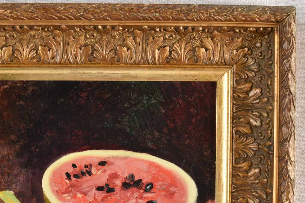 Early 20th century still life with fruit 24¾" x 29¼"