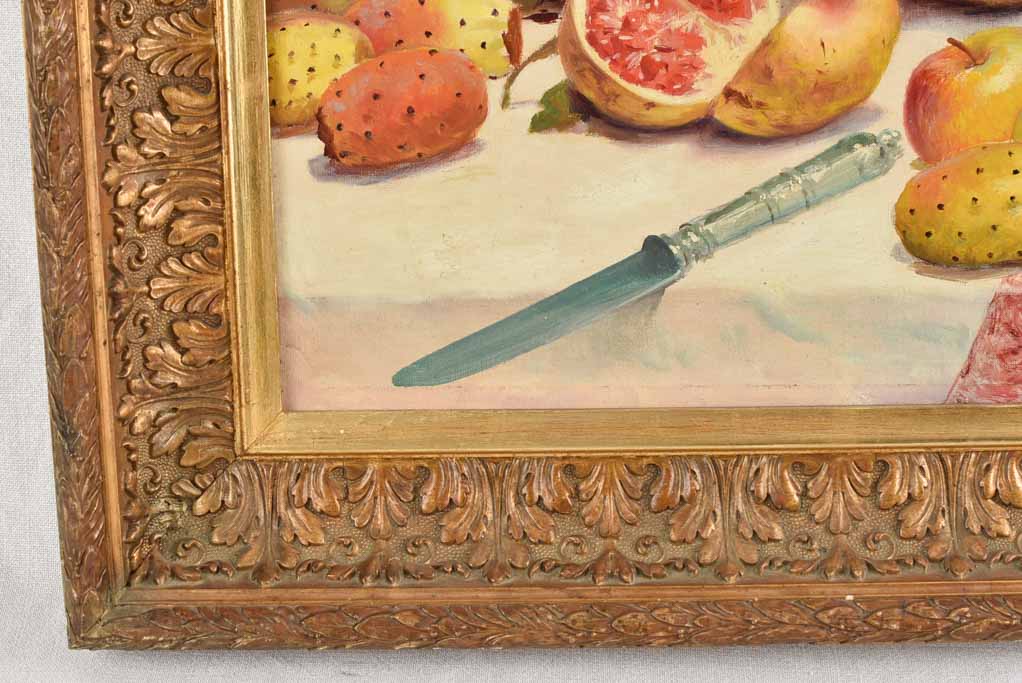 Early 20th century still life with fruit 24¾" x 29¼"