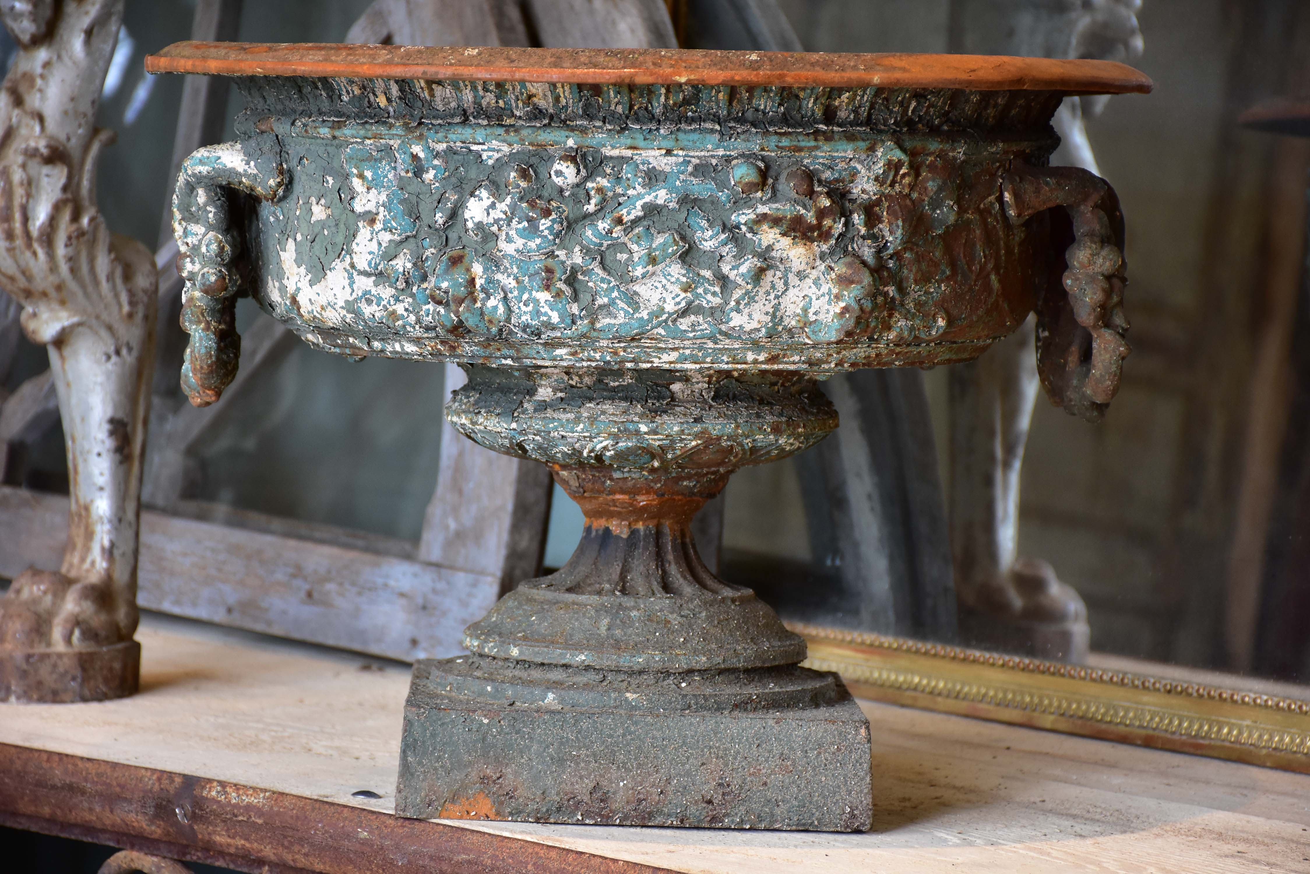 Large French garden urn from Château de Beaune, Burgundy
